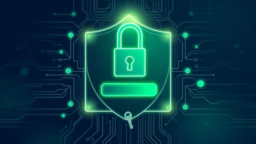 A padlock icon over a login screen representing strong account security