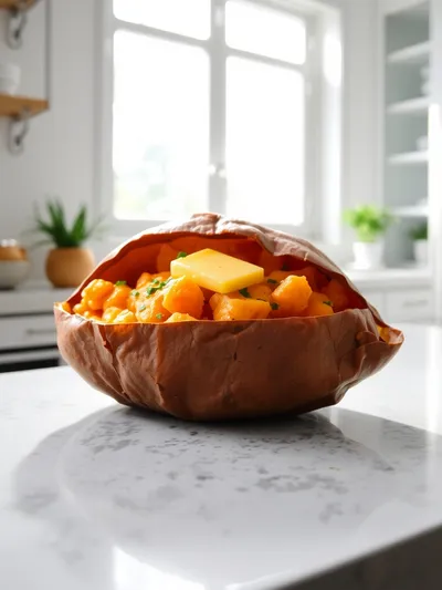 10 Minute Breakfast Sweet Potato