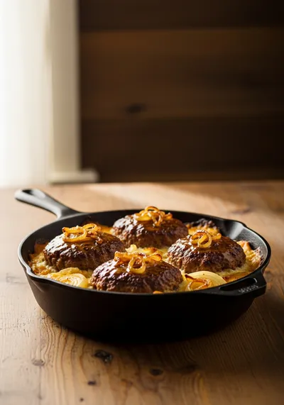 Amish Hamburger Steak Bake – Quick Weeknight Dinner