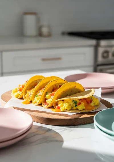 Baked Breakfast Tacos – Easy & Tasty