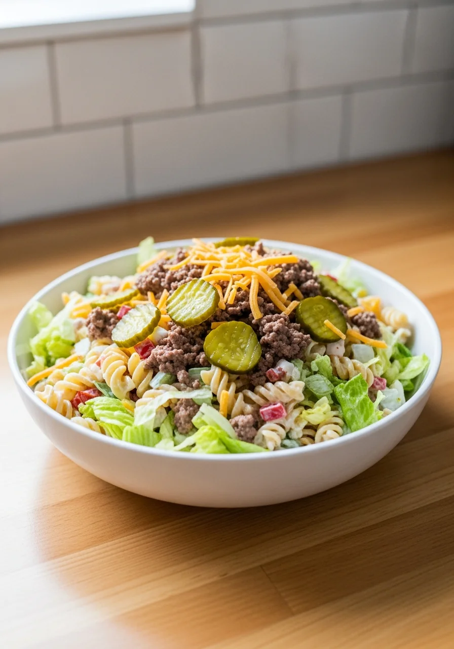 Big Mac Pasta Salad Recipe