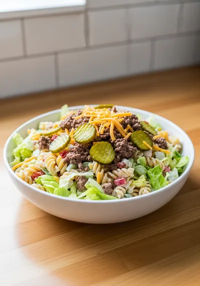Big Mac Pasta Salad Recipe