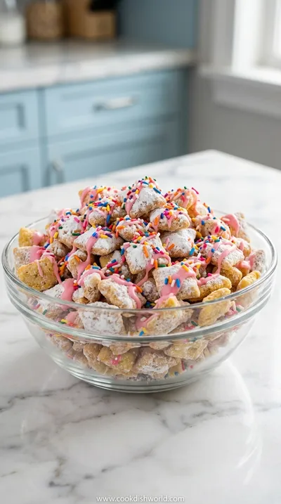 Birthday Cake Puppy Chow