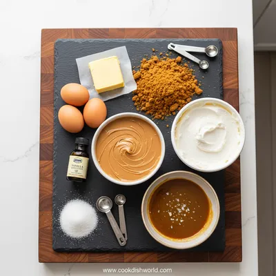 Biscoff Salted Caramel Cheesecake - cooking process