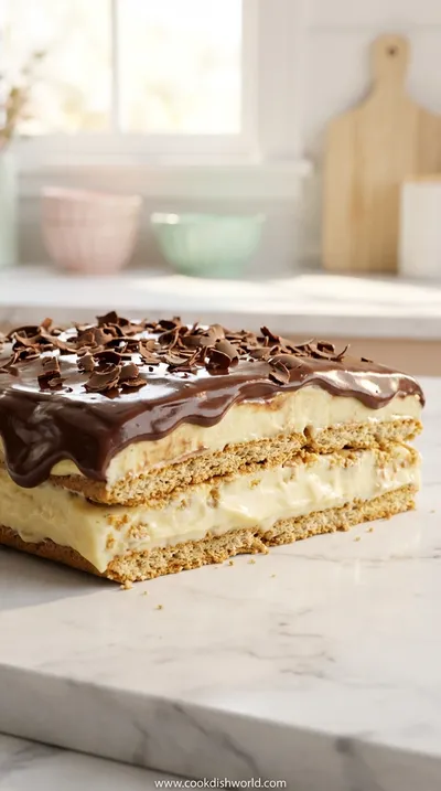 Boston Cream Icebox Cake – Easy No-Bake Dessert