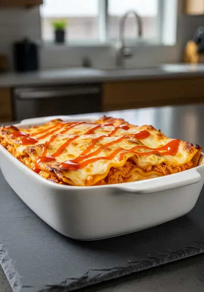 Buffalo Chicken Lasagna – Cheesy Dinner Delight