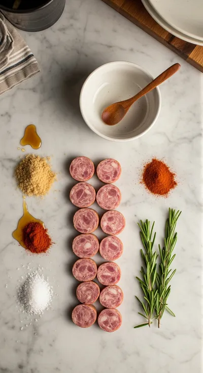 Candied Sausage Bites - cooking process