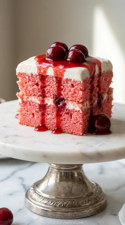 Cherry Poke Cake Recipe – Dreamy & Delicious