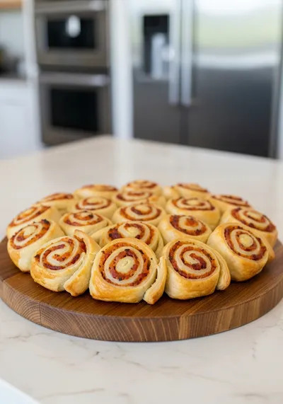 Easy Chicken Turkey Bacon Ranch Pinwheels