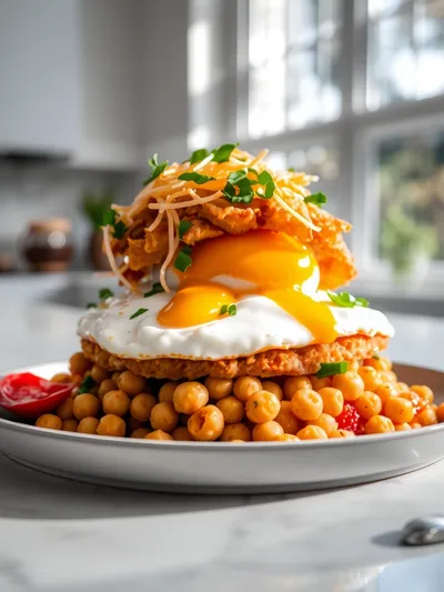 Chickpea Fried Eggs