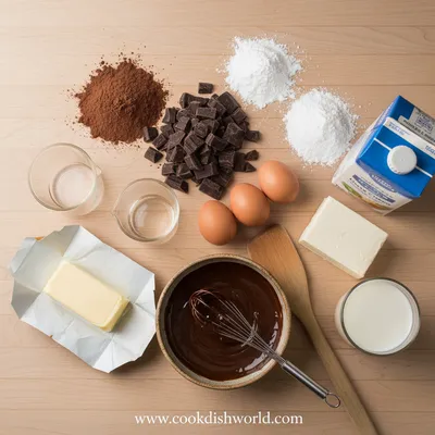 Chocolate Mousse Brownies – Creamy Decadent Dessert - cooking process