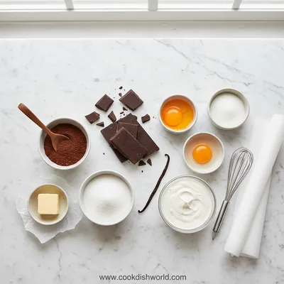 Chocolate Mousse Cake Recipe - cooking process