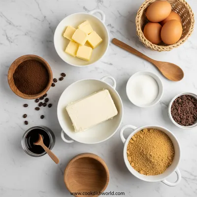 Coffee Cheesecake Recipe - cooking process