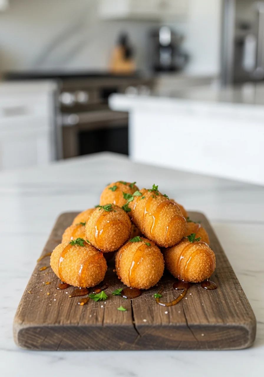 Easy Homemade Corn Dog Bites