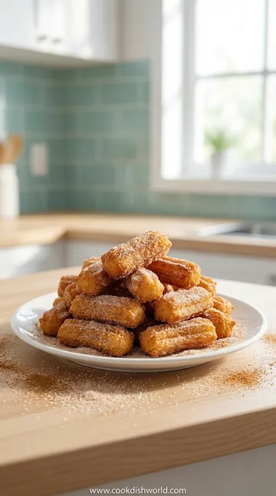Crispy Air Fryer Churro Bites