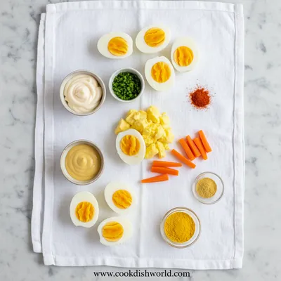 Deviled Egg Chicks – Cute Breakfast Treat - cooking process