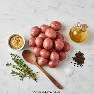 Dijon Roasted Potatoes – Quick & Easy Main Dish - cooking process