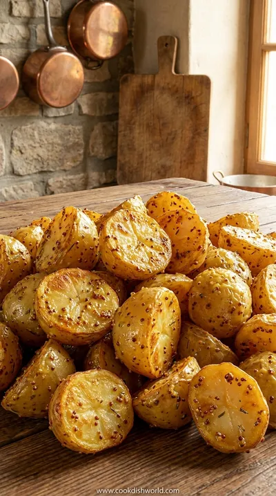 Dijon Roasted Potatoes – Easy Oven Recipe