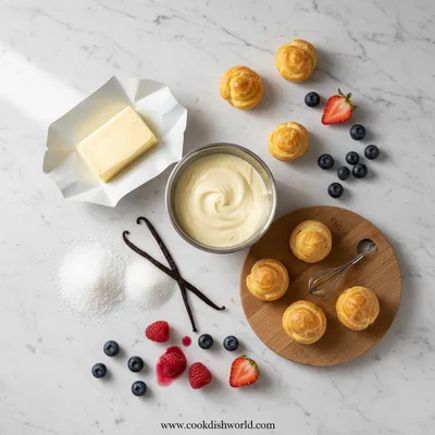 Eclair Icebox Cake - cooking process