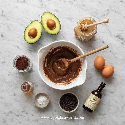 Flourless Avocado Brownies – Rich & Guilt-Free - cooking process