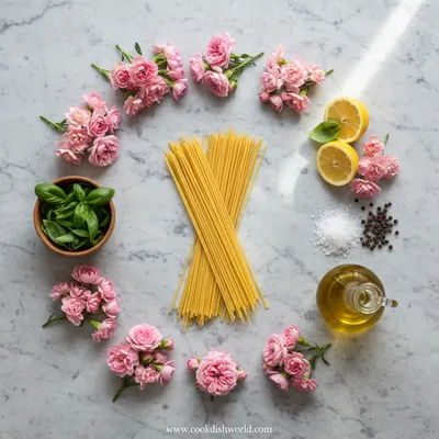 Delicious Flower Pasta Recipe - cooking process