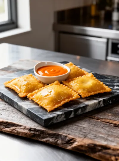 Crispy Ravioli Appetizer