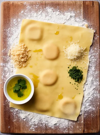 Crispy Ravioli Appetizer - ready to serve