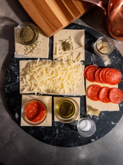 Crispy Pizza Chips Recipe - ready to serve