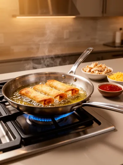 Buffalo Chicken Taquitos – Spicy, Easy Appetizer - ingredients preparation