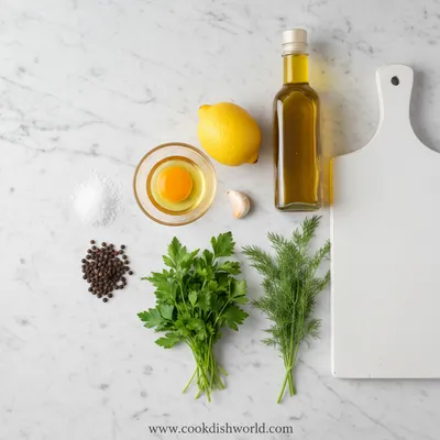 Herb Lemon Aioli – Easy Savory Dipping Sauce - cooking process