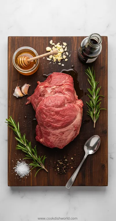 Honey Baked Glazed Beef Recipe - cooking process