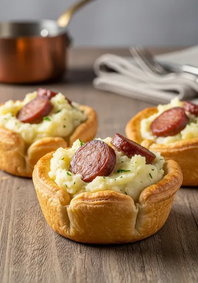 Crispy Irish Sausage & Mash Cups – Easy Party Recipe