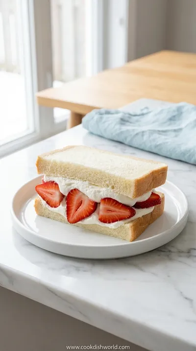 Japanese Strawberry Fruit Sandwich