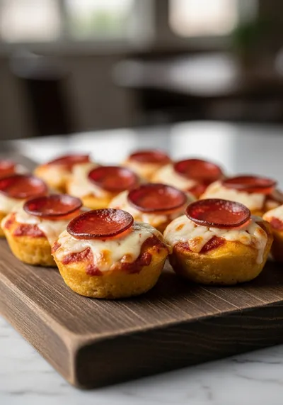 Keto Beef Pepperoni Pizza Bites – Low Carb Appetizer