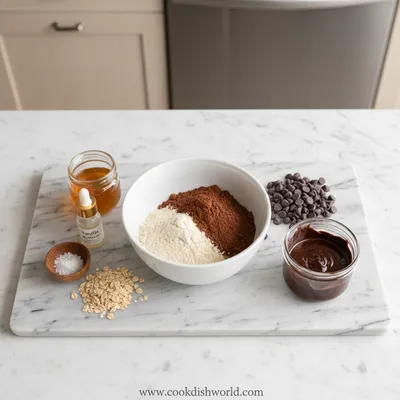 No-Bake Brownie Bites – Easy Dessert - cooking process