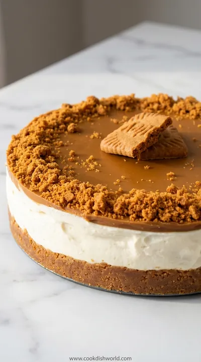 No‑Bake Speculoos Cheesecake