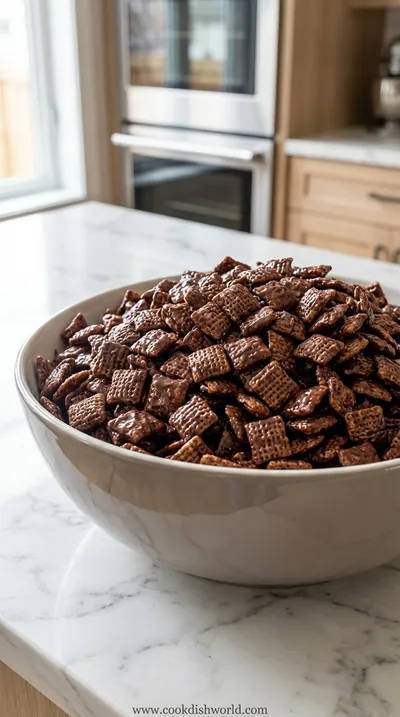 Nutella Puppy Chow Chex Mix