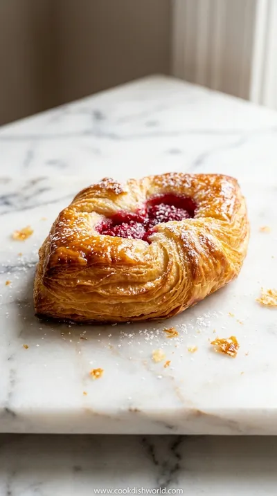Easy Raspberry Danish with Puff Pastry