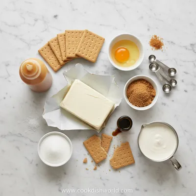 Salted Caramel Cheesecake - cooking process