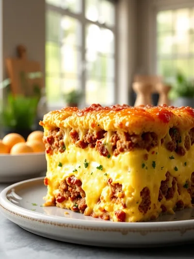 Easy Sausage and Egg Casserole