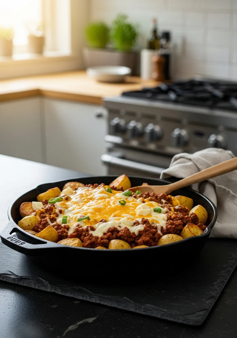Sloppy Joe Potato Skillet Recipe