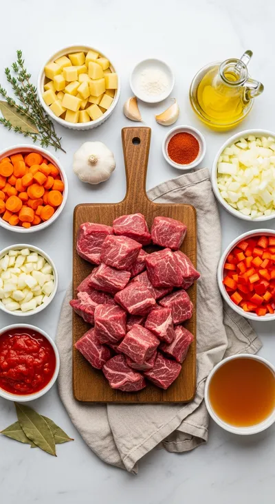 Southern Style Goulash - cooking process