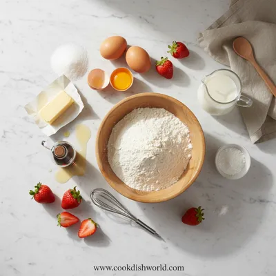 Homemede Moist Strawberry Bread Recipe - cooking process