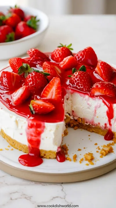 Strawberry Cheesecake – Creamy Fresh Dessert
