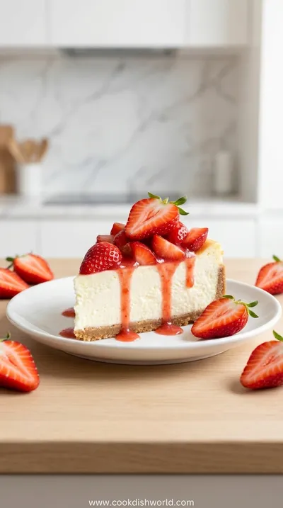Easy Strawberry Cheesecake Recipe