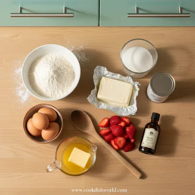 Strawberry Cream Cheese Muffins – Moist Bakery‑Style - cooking process