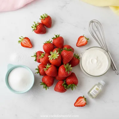 Easy Strawberry Fluff – Creamy Dessert - cooking process