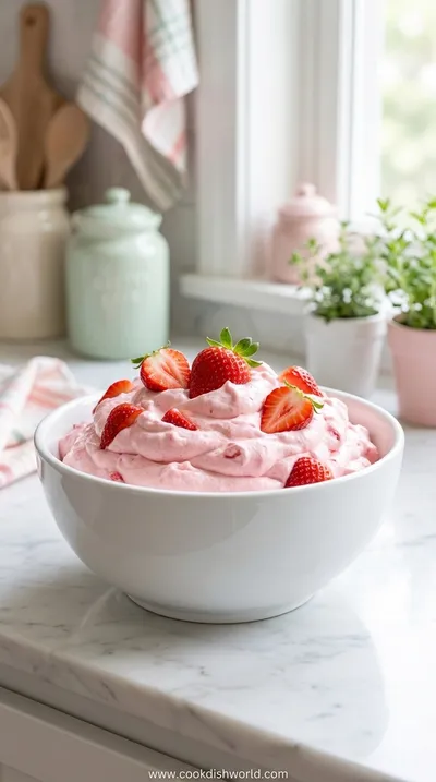 Easy Strawberry Fluff – Creamy Dessert