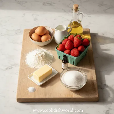 Strawberry Glazed French Crullers - cooking process