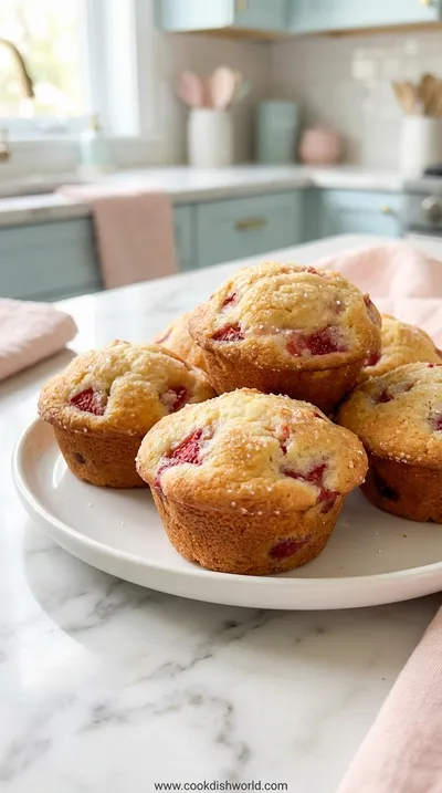 Strawberry Muffins – Easy Quick Recipe